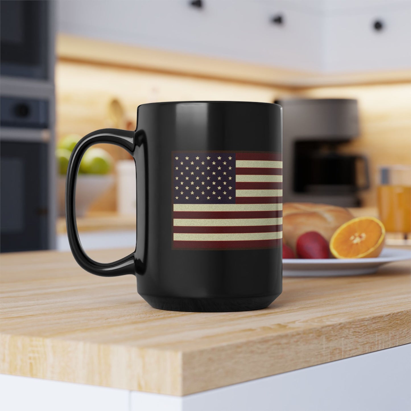 Old Glory  15oz Mug (Black)