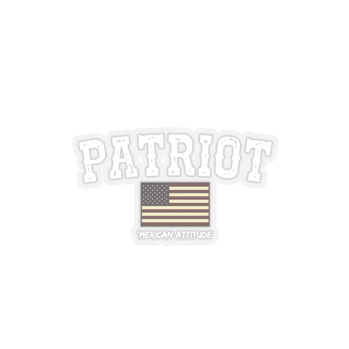 Patriot Sticker (White)