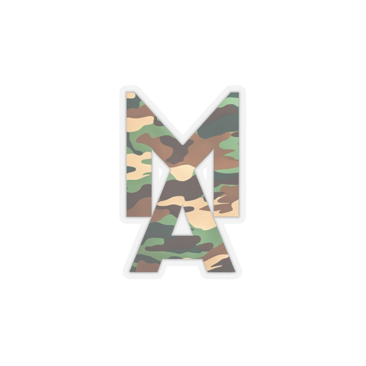 MA Logo Sticker (Camo 1)