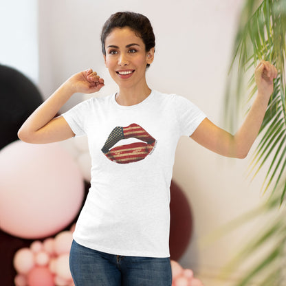 'Merican Kiss T-shirt (Women)