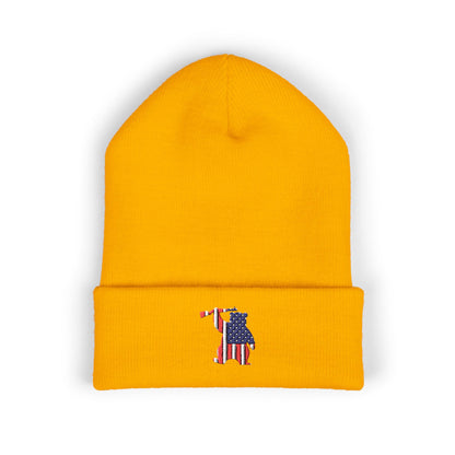 RW&B Armed Bear Beanie