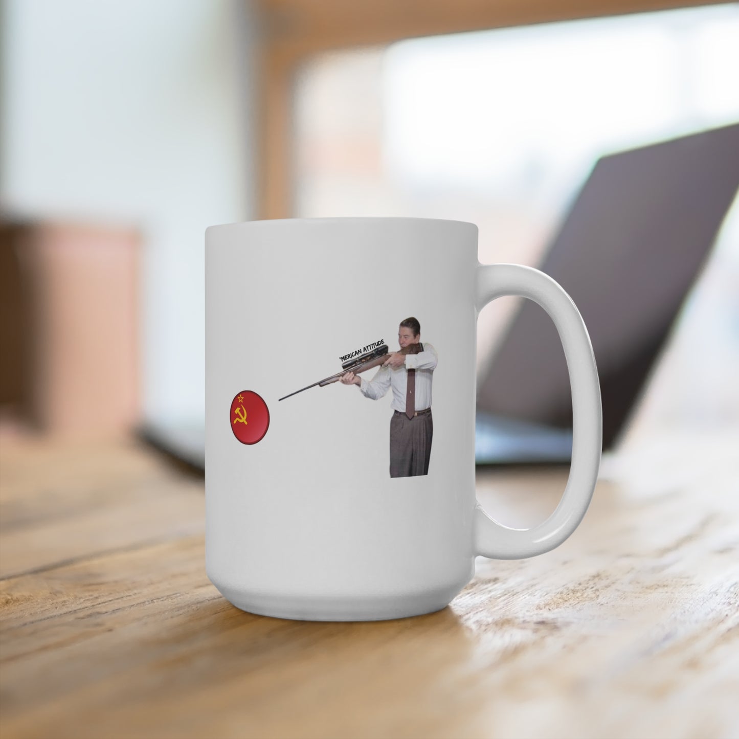 Ronnie on Target  15oz Mug (White)