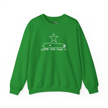 Come And Take It Cannon Sweatshirt