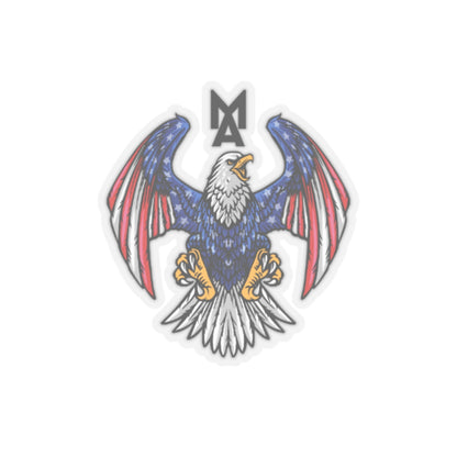 MA Eagle Logo Sticker (Black)