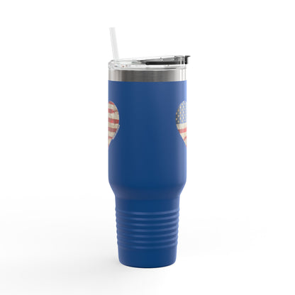 The Flag Is In Your Heart Tumbler (40oz)