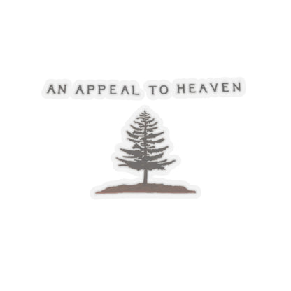 An Appeal To Heaven Sticker (Black)