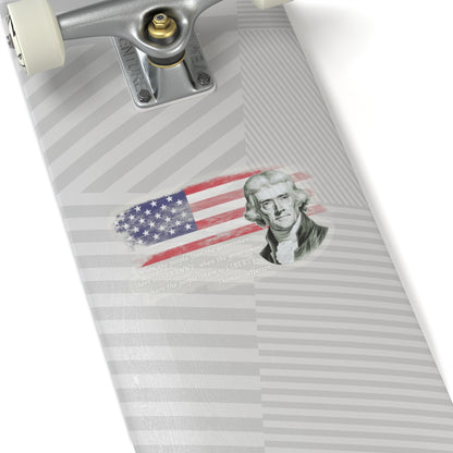 Tyranny vs. Liberty  Sticker (White)