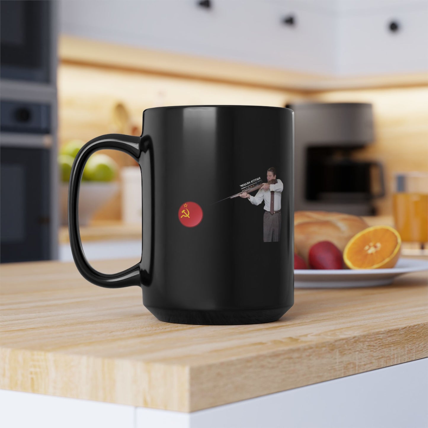 Ronnie On Target  15oz Mug (Black)