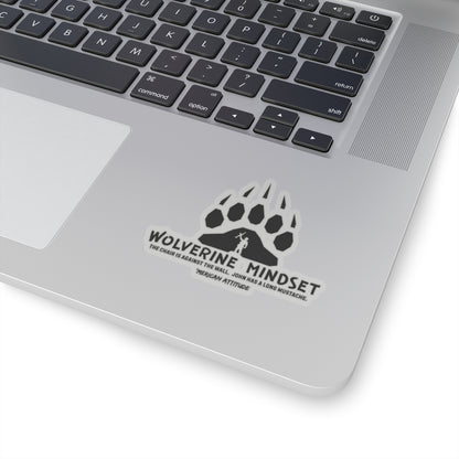 Wolverine Mindset Sticker (Black)