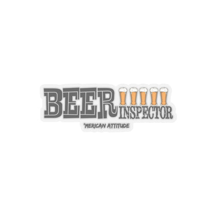 Beer Inspector Sticker (Black)