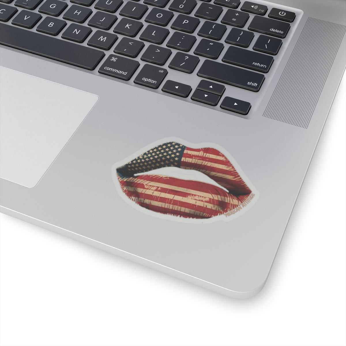 Merican Kiss Sticker (White)