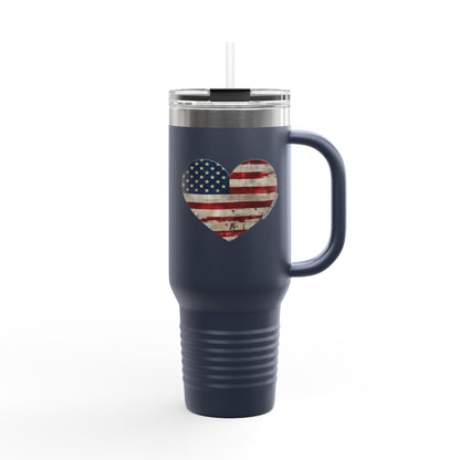 The Flag Is In Your Heart Tumbler (40oz)