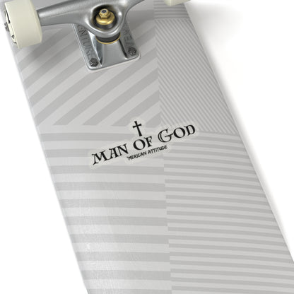 Man of God Sticker (Black)