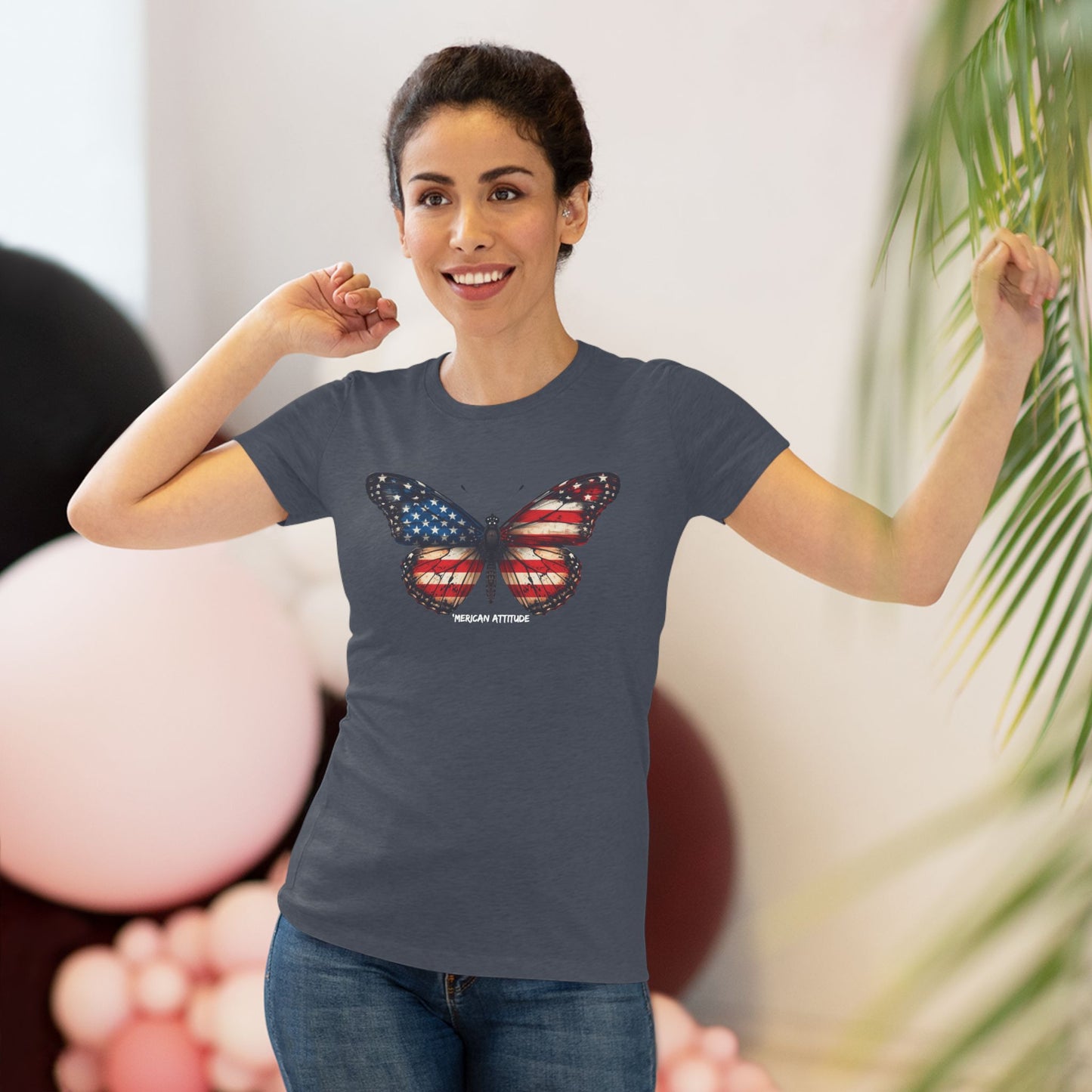 'Merican Butterfly 2 T-shirt (Women)