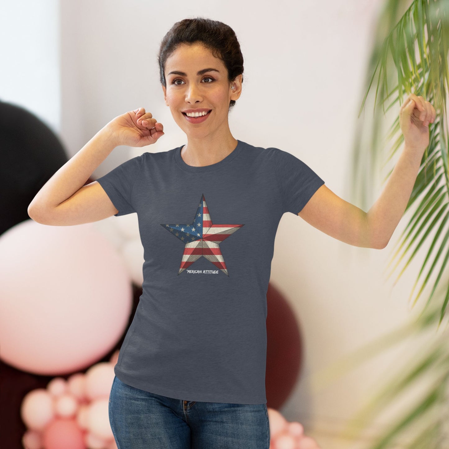 'Merican Star 1 T-shirt (Women)