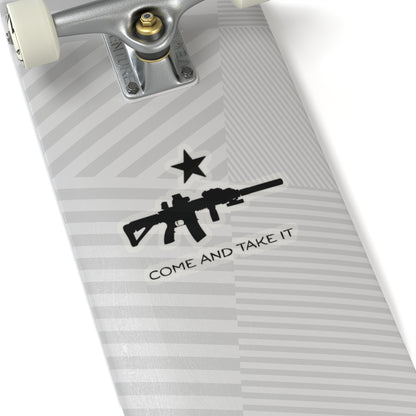 Come And Take It AR Sticker (Black)