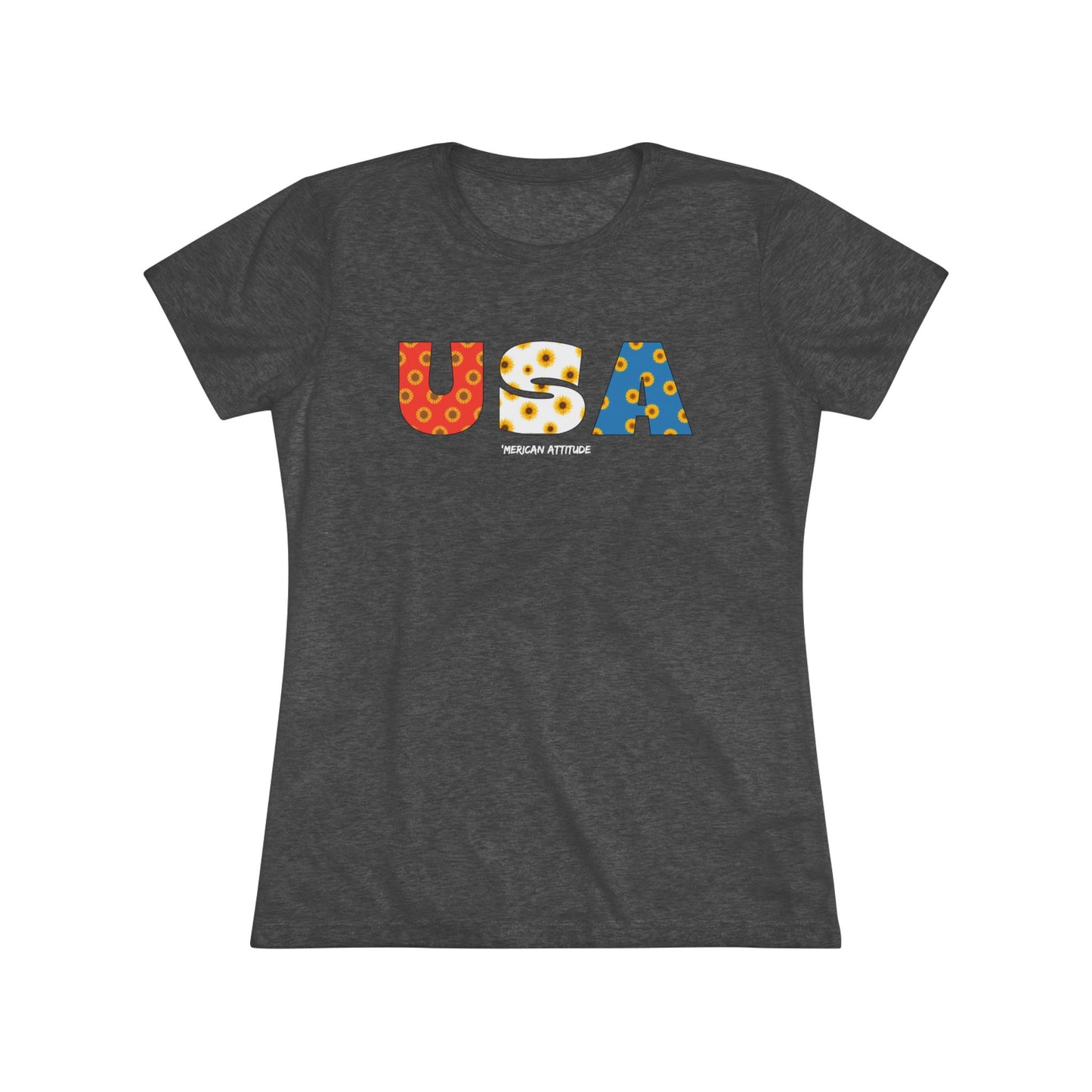 USA Sunflowers T-shirt (Women)