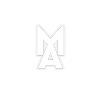 MA Logo Sticker (White)