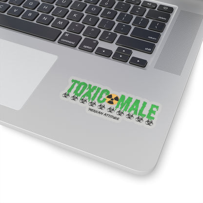 Toxic Male  Sticker (Black)