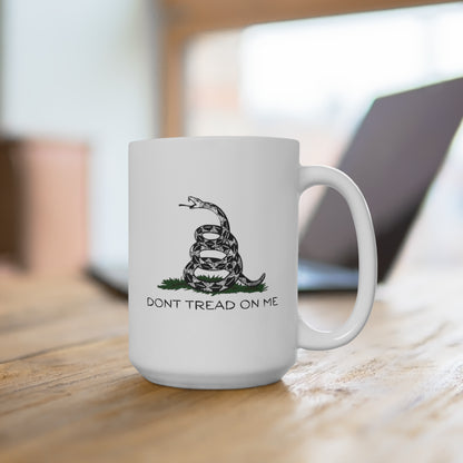 Gadsden Flag  15oz Mug (White)