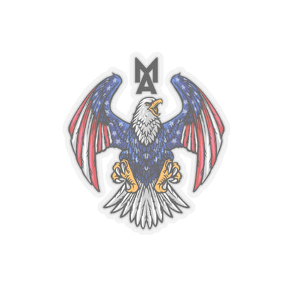 MA Eagle Logo Sticker (Black)
