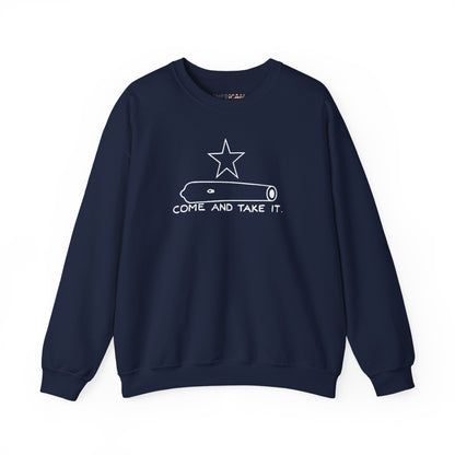 Come And Take It Cannon Sweatshirt