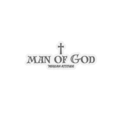 Man of God Sticker (Black)