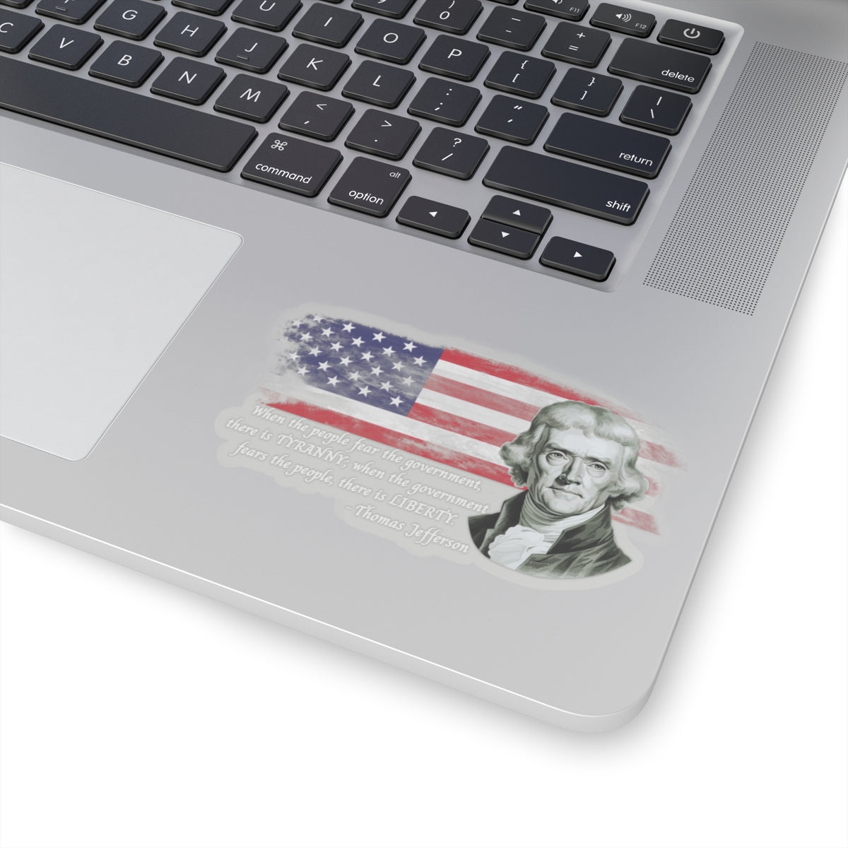 Tyranny vs. Liberty  Sticker (White)