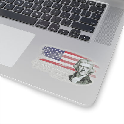 Tyranny vs. Liberty  Sticker (White)