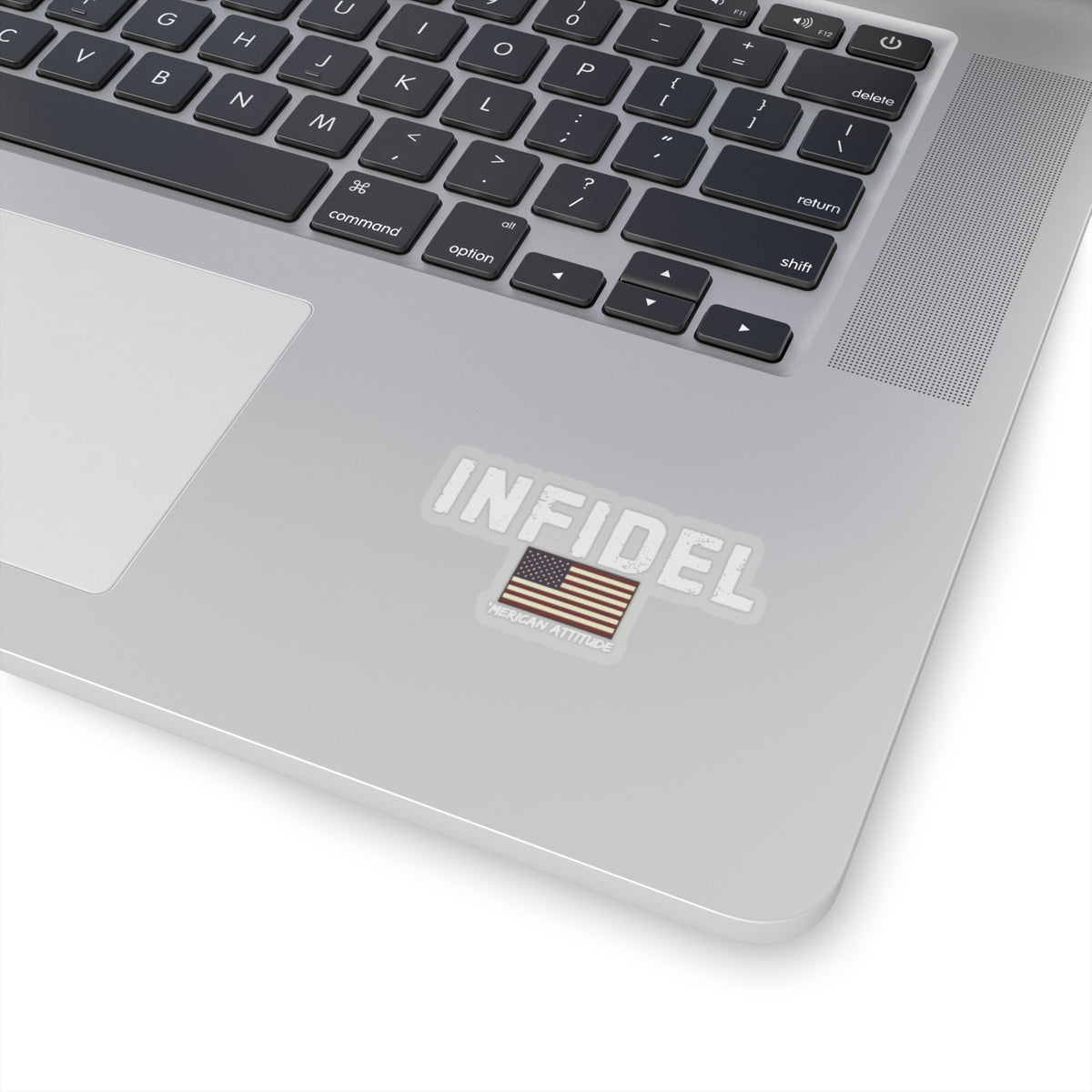 INFIDEL Sticker (White)