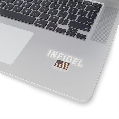 INFIDEL Sticker (White)