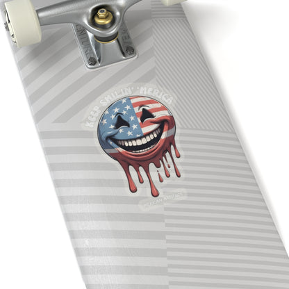 Keep Smilin' Sticker (White)