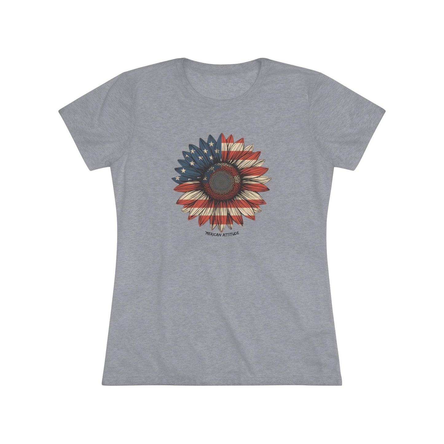 Old Glory Sunflower T-shirt (Women)