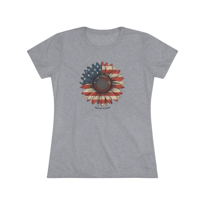 Old Glory Sunflower T-shirt (Women)