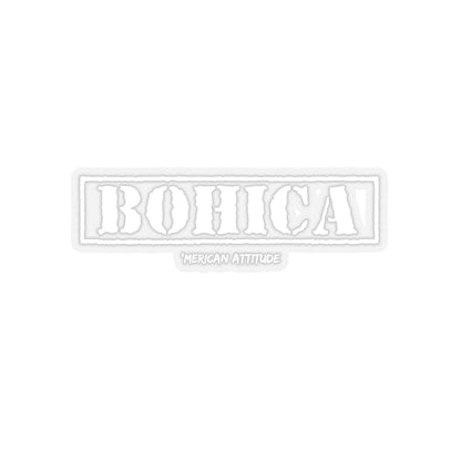 BOHICA Sticker (White)